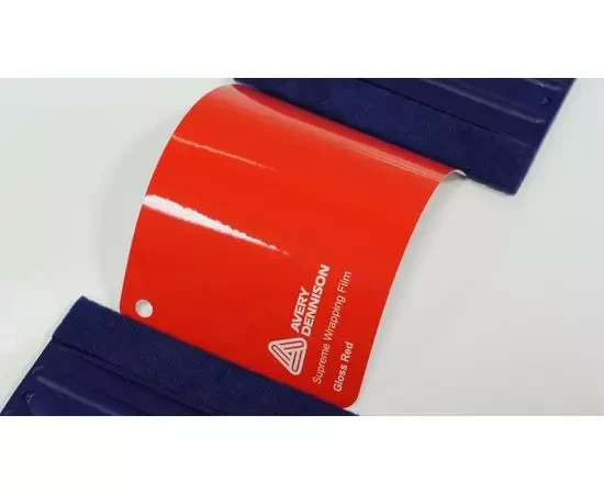 Глянцевая красная виниловая пленка AVERY SUPREME GLOSS RED